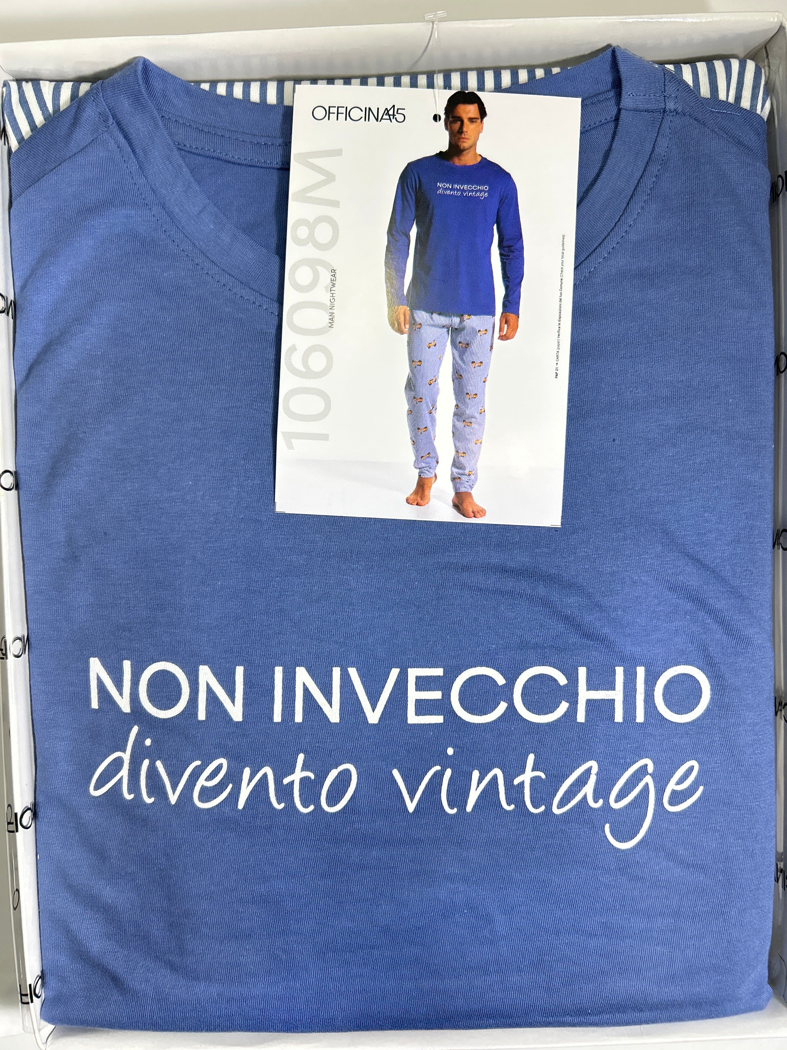Pigiama uomo Love and Bra con scritta