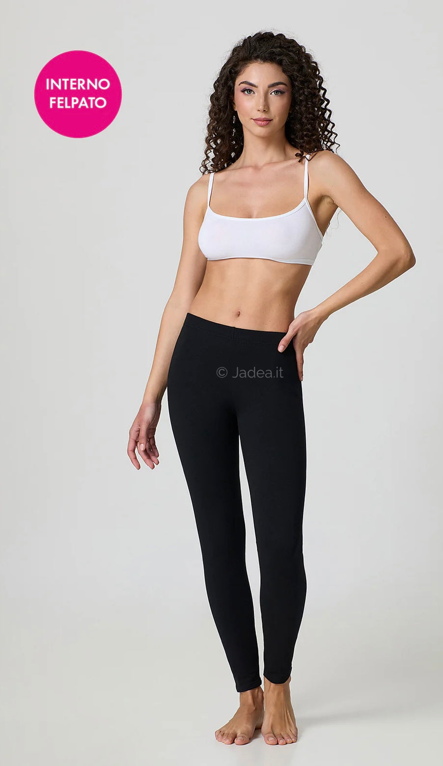 Leggins Jadea felpato in caldo cotone
