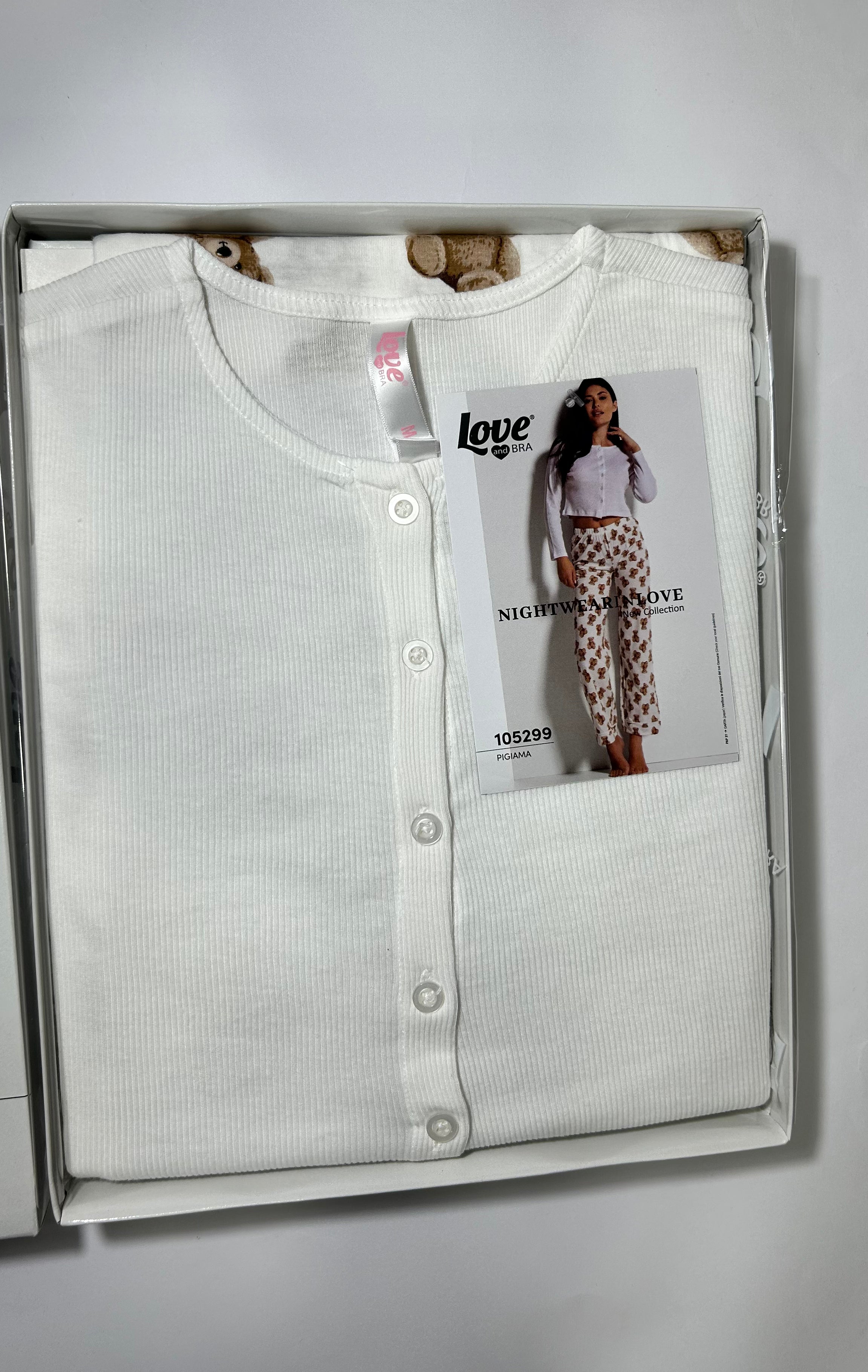 Pigiama Teddy aperto avanti Love and Bra