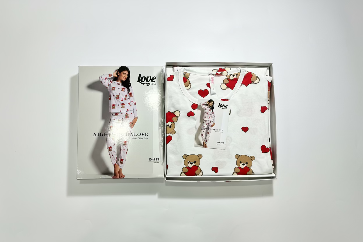 Pigiama tutto Teddy Love and Bra