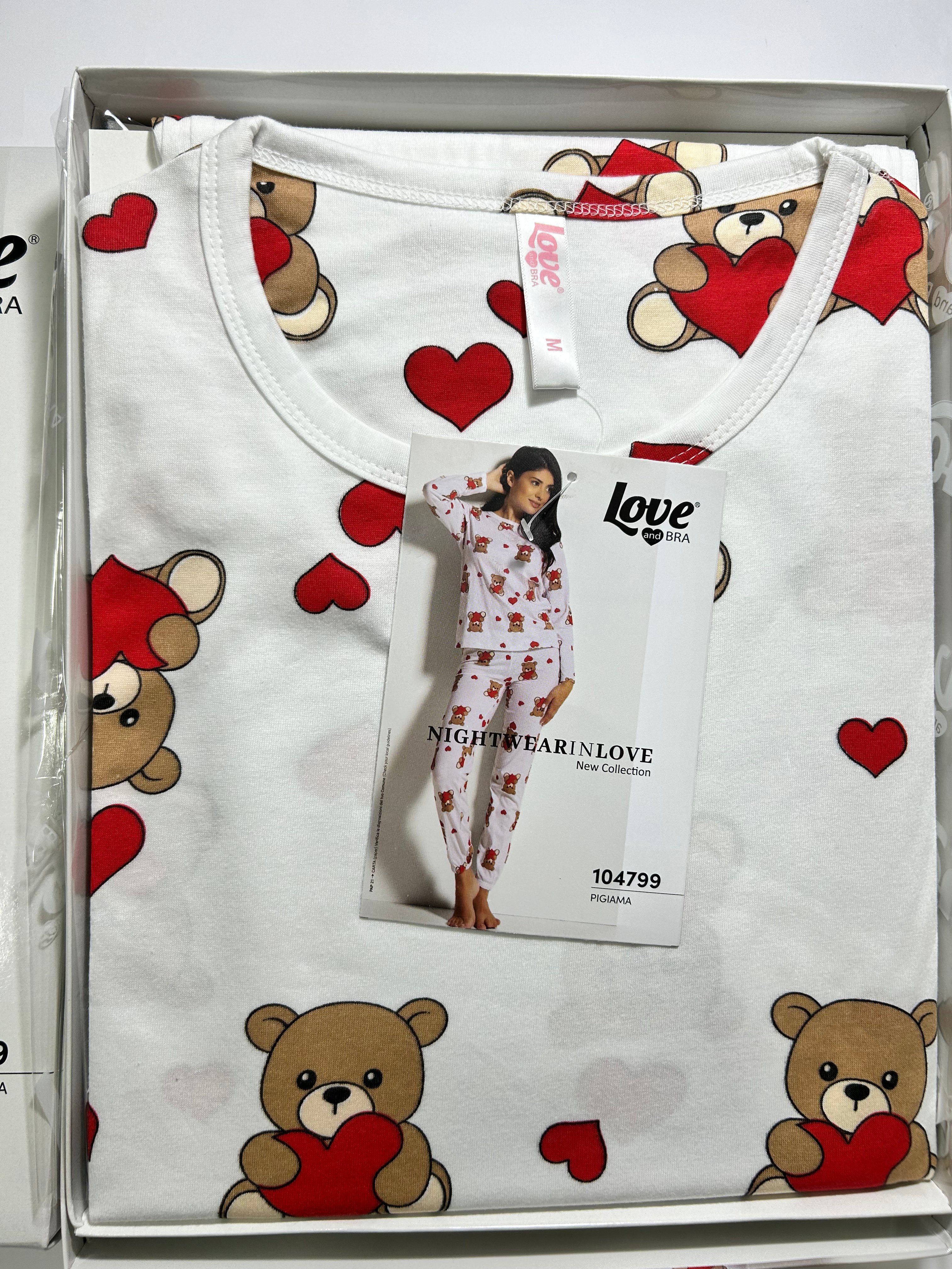 Pigiama tutto Teddy Love and Bra