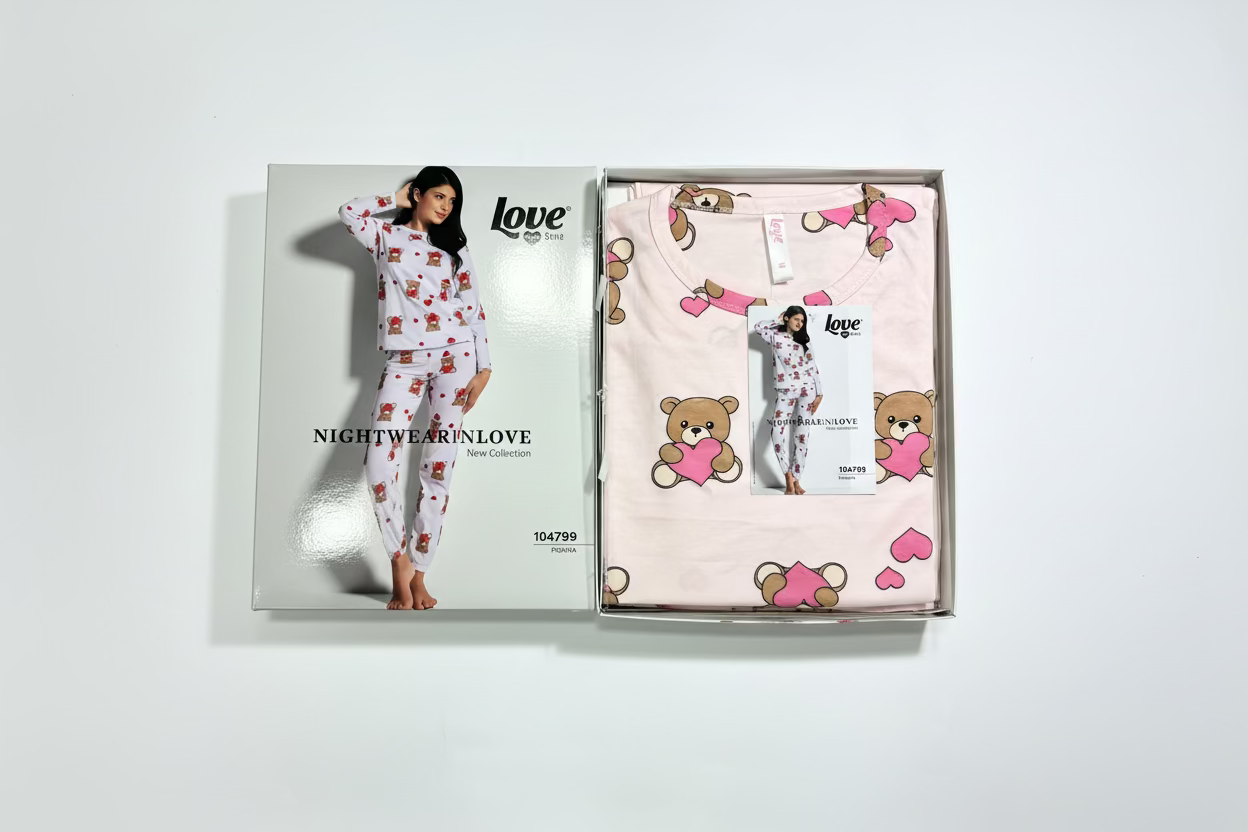 Pigiama tutto Teddy Love and Bra