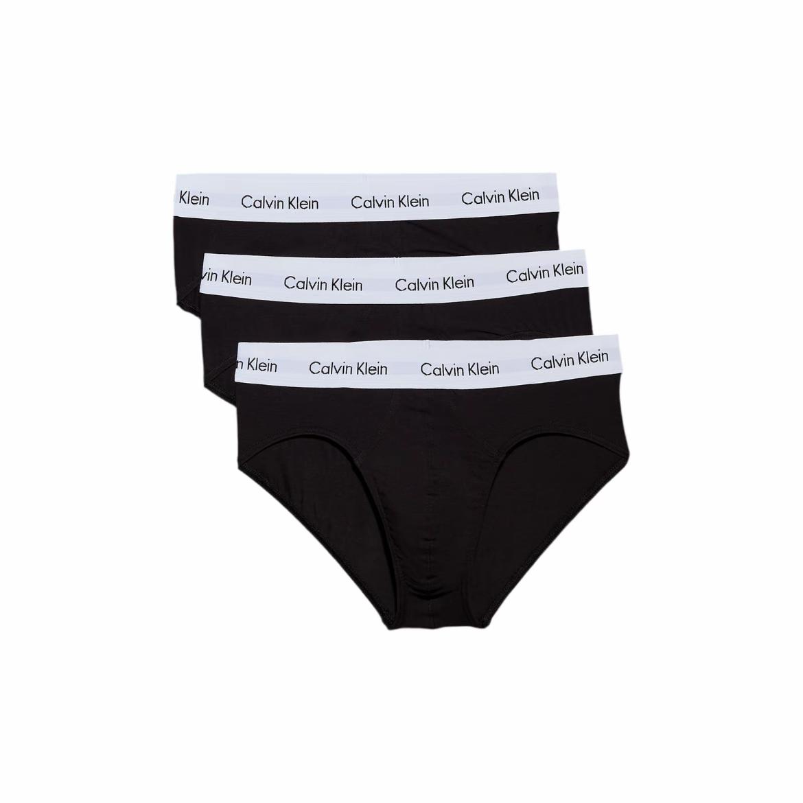 Calvin Klein Tripack Slip in Cotone Stretch, Taglie da S a XL, Comfort e Stile Moderno